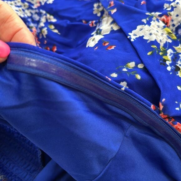 Torrid Blue Ruched Bustier Camisole - Picture 12 of 12